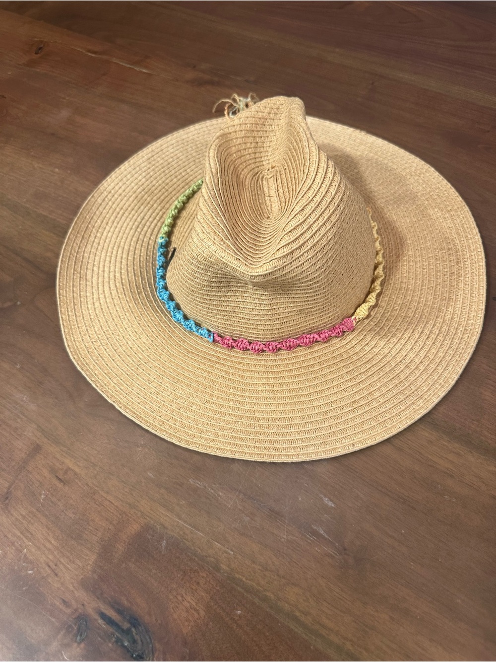 PANAMA JACK Straw Floppy Boho Hat